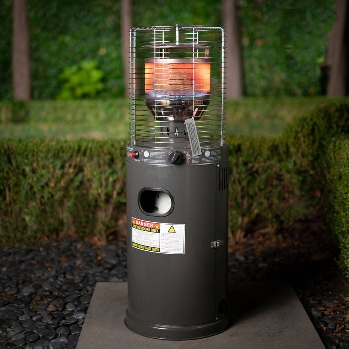 Jumbuck Charcoal Short Area Outdoor Gas Heater