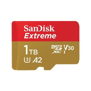 SanDisk 1TB Extreme microSDHC UHS-I Memory Card - Up to 160MB/s, C10, U3, V30, 4K, A2, Micro SD