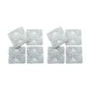 2x 4pc Lvd Decorative William Morris Artichoke Resin Square Coasters 10x10x0.5cm