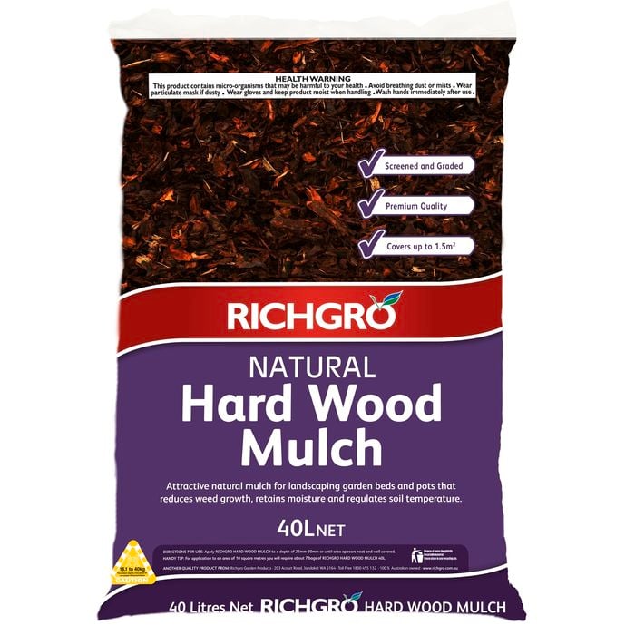 Richgro 40L Hard Wood Mulch