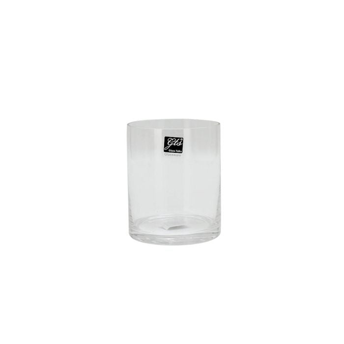 Glass Cylinder Vase - 10x12cm