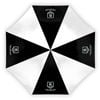 AFL Compact Umbrella - Port Adelaide Power - Rain - Glovebox - 60cm Length W17cm