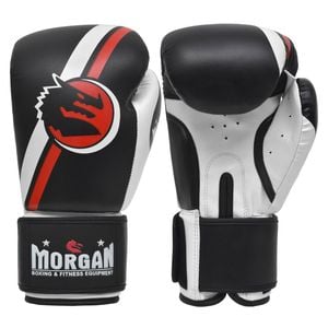 Morgan Classic Boxing Gloves  [black/white 14oz]