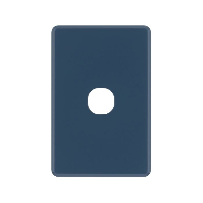 Deta S-Line Midnight Navy 1 Gang Switch Cover Plate