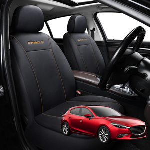 Car Seat Cover for Mazda 3 2014 - 2018 (BM BN) - Black-Front Only