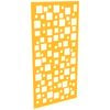 ProtectorAl 300-1200w x 1201-2400h Dark Yellow/Gloss White Squares Unframed Composite Deco Panel