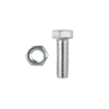 Pinnacle M4 x 10mm Stainless Steel Hex Head Bolts And Nuts - 8 Pack