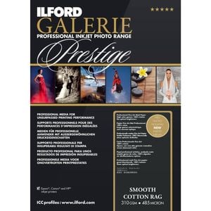 Ilford Galerie Smooth Cotton 310 Gsm - A2 - 25 Sheets