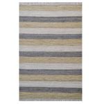 Handwoven Natural Jute Rug-Peru 1111-Grey-110x155cm