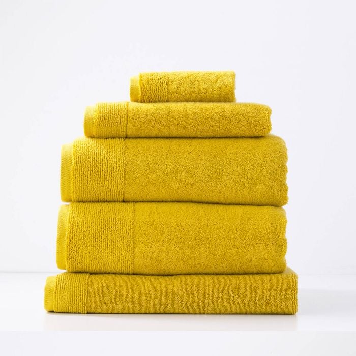 5pc Renee Taylor Aireys 650gsm Zero Twist Towel Set Spice