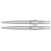 2PK Target Swiss Storm Nano Dart Point Replacement Spare Tip 26mm Silver