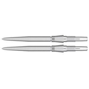 2PK Target Swiss Storm Nano Dart Point Replacement Spare Tip 26mm Silver