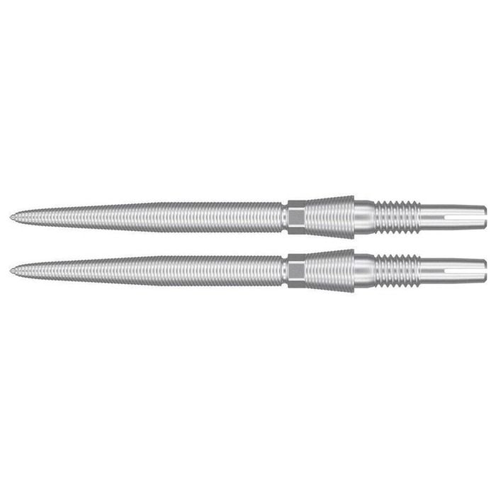 2PK Target Swiss Storm Nano Dart Point Replacement Spare Tip 26mm Silver
