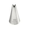 Mondo Stainless Steel #352 Leaf Piping Tip Icing Cake Decorating Nozzle Silver