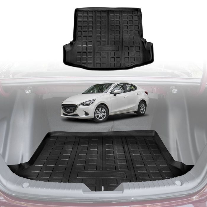 3D All-Weather Boot Liner for Mazda 2 Sedan 2014-Onwards DL Series Cargo Trunk Mat Luggage Tray