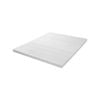 Dreamz Latex Mattress Topper Single Natural 7 Zone Bedding Removable Cover 5cm