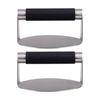 2x URBAN Smash Patty Press Stainless Steel Soft Grip Handle Crispy Burgers 14cm