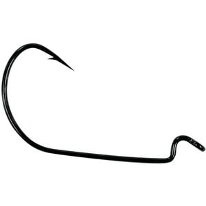 1 Packet of Mustad 37177BLN Size 4 Mega Bite Worm Hooks-Qty: 10 Hooks