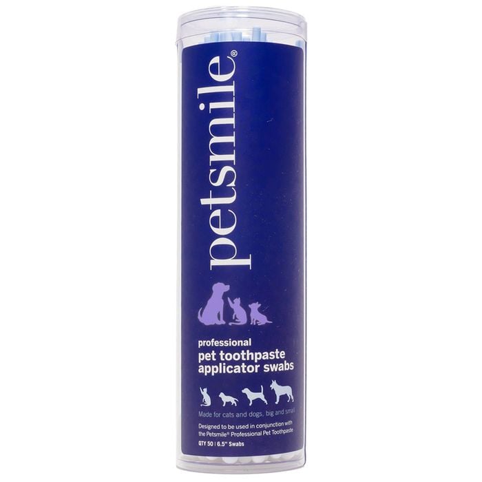 50pc Petsmile 6.5" Cat/Dog Pet Toothpaste Applicator Swabs