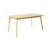 Cusco 150cm Dining Table Scandinavian Style Solid Rubberwood Natural
