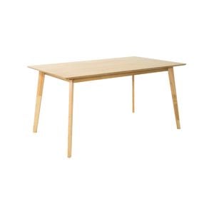 Cusco 150cm Dining Table Scandinavian Style Solid Rubberwood Natural