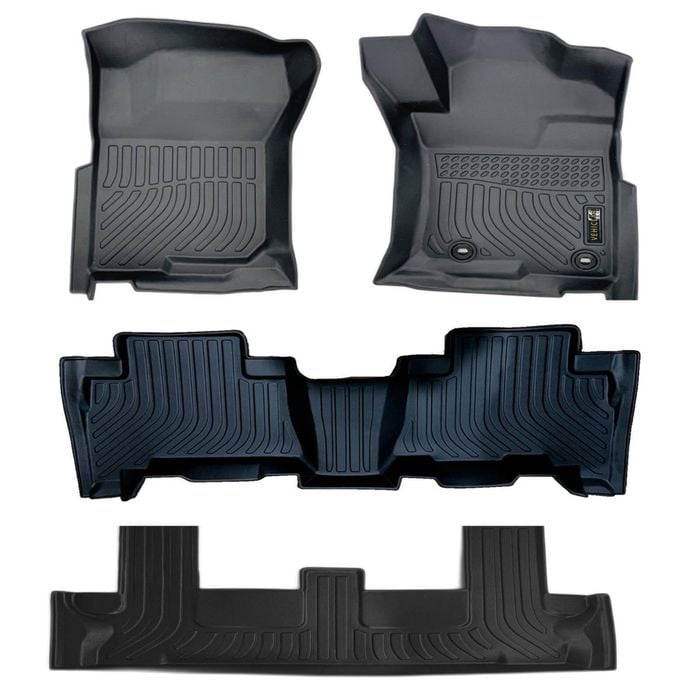 Vehiclab Toyota Landcruiser Prado 150 - 2010 - 2024 - 3D/5D All Weather Moulded Car Floor Mats