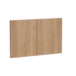 Kaboodle 900mm Cajun Oak Modern Med Rangehood Doors - 2 Pack