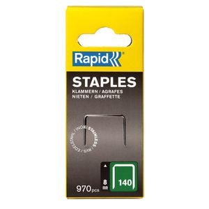 Rapid 8mm 140 Series Stainless Steel Staples - 972 Pack