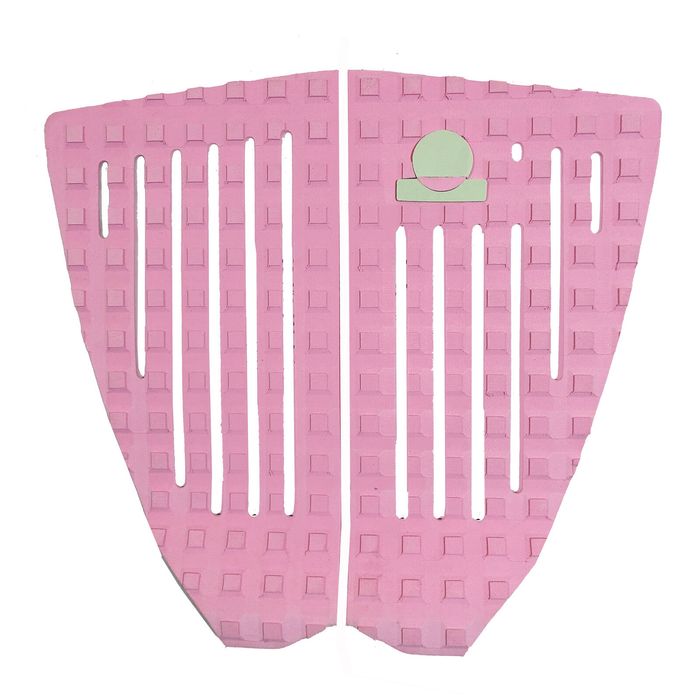 Summer vibes 2-Piece Surfboard Tail Pad / Deck Grip / Traction - Pink Mint