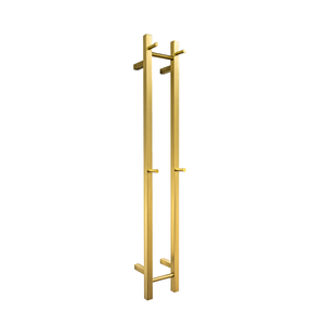 Hotwire 1200mm Gold Double Vertical Heated Towel Rail