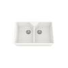Sergio 780mm Mansion Ceramic Double Bowl With Tap Landing
