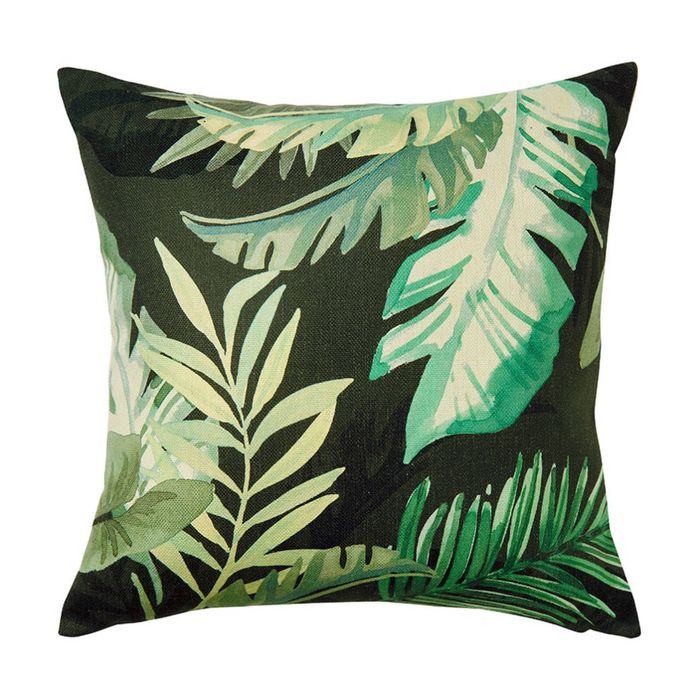Kas Australia Kaia Outdoor Cushion Weather Resist Charcoal 50x50cm