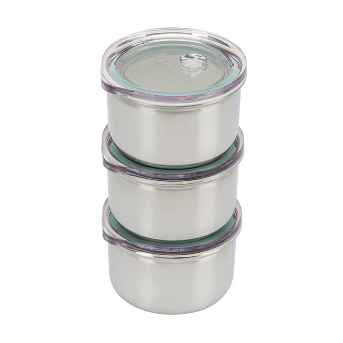 Smash Products: Snack & Dip Container | 3x 60ML | Moss