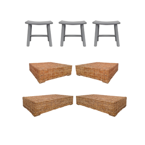 Elegance Living Bundle Indoor Bar Stools Kitchen Stool Set