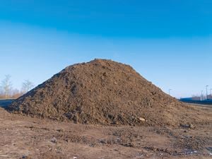 large pile of sand