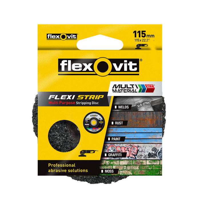 Flexovit 115mm Multi Purpose Flexi Strip Stripping Disc