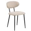 Modern Furniture Denise 44x79cm Dining Chair - Beige & Black
