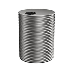 Kingspan 10000L Round Steel Water Tank - 2700mm x 1860mm Basalt
