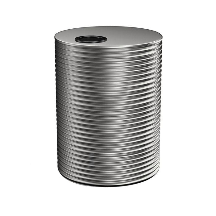 Kingspan 10000L Round Steel Water Tank - 2700mm x 1860mm Basalt