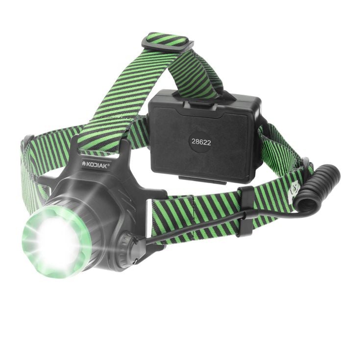 Kodiak 1,000 Lumen 730m Long Range Dual Power Rechargeable Head Lamp