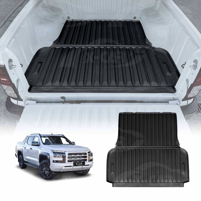 Tub Liner For Mitsubishi Triton Mv Double Cab 2024-onwards With Steel Tub Heavy Duty All Weather Cargo Trunk Mat Luggage Tray