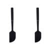 2PK KitchenAid Soft Touch Scraper Spatula Silicone 30cm - Black