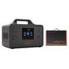 Voltx 1800w 1030wh Portable Power Station + 200w Foldable Solar Panel – Solar Generator Kit For Camping & Home Backup
