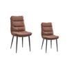 Brighton Dining Chair set of 2 (CAMEL)