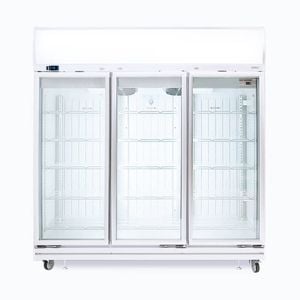 Bromic Upright Display Freezer - 1507L - 3 Doors - Flat Glass - Lightbox