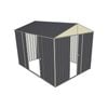 Build-a-Shed 2.3 x 3.0 x 2.3m Front Gable Single Sliding and Double Sliding Door Shed - Grey