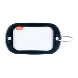 Taskmaster 95 x 56mm Black Extra Large Key Tags - 2 Pack
