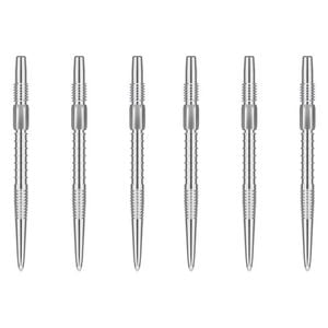 2x 3pc Target Swiss FireDart Point Silver Dart Replacement Spare Tip 40mm