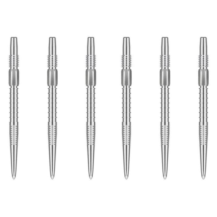 2x 3pc Target Swiss FireDart Point Silver Dart Replacement Spare Tip 40mm