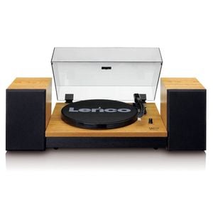 Lenco LS-300 Bluetooth Turntable w/ 2x Speakers - Wood